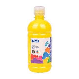 BOTELLA TEMPERA AMARILLO 500ML MILAN 3620 