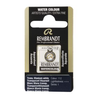 Pastilla Acuarela  PAN BLANCO TITANIO TRANSPARENTE REMBRANDT 05861121 