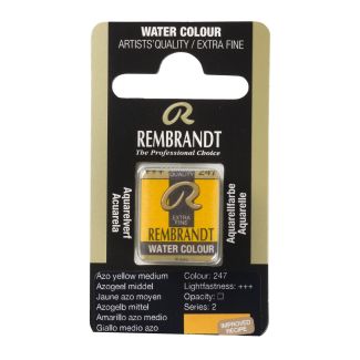 Pastilla Acuarela PAN AMARILLO AZO MEDIO REMBRANDT 05862471 