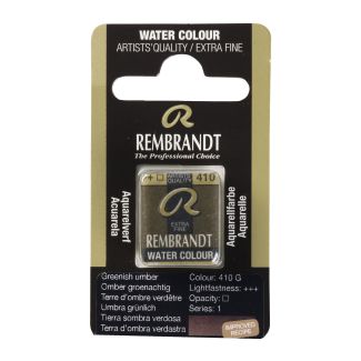 Pastilla Acuarela  PAN TIERRA SOMBRA VERDOS REMBRANDT 05864101 