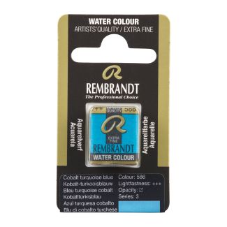 Pastilla Acuarela PAN AZUL TURQUESA COBALT REMBRANDT 05865861 