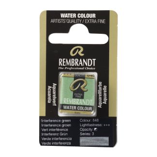 Pastilla Acuarela PAN VERDE INTERFERENCIA REMBRANDT 05868481 