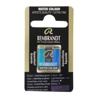Pastilla Acuarela PAN VIOLETA AZUL /ORO CAMALEÓN REMBRANDT 05868621 