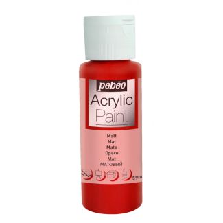 PINTURA ACRILICA MATE CEREZA 59ML PEBEO 97807