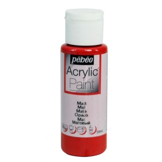 PINTURA ACRILICA MATE ROJO LADRILLO 59ML PEBEO 97808