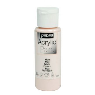 PINTURA ACRILICA MATE CENIZA ROSA 59ML PEBEO 97809