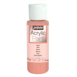 PINTURA ACRILICA MATE ROSA ANTIGUO 59ML PEBEO 97810