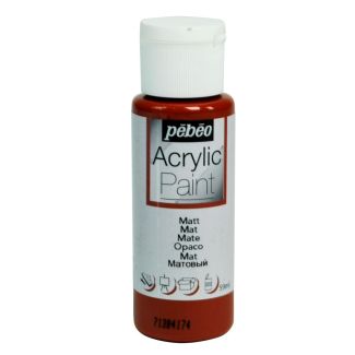 PINTURA ACRILICA MATE MARRON CANYON 59ML PEBEO 97814