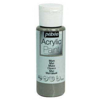 PINTURA ACRILICA MATE GRIS RATON 59ML PEBEO 97820