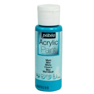 PINTURA ACRILICA MATE TURQUESA 59ML PEBEO 97827