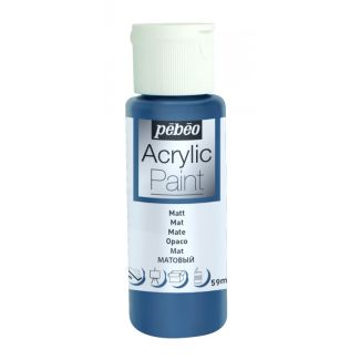 PINTURA ACRILICA MATE AZUL TORMENTA 59ML PEBEO 97828