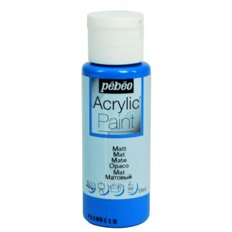 PINTURA ACRILICA MATE AZUL CARIBE 59ML PEBEO 97831