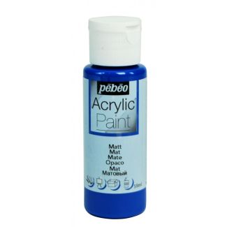 PINTURA ACRILICA MATE AZUL REAL 59ML PEBEO 97833