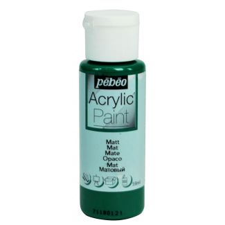PINTURA ACRILICA MATE VERDE OSCURO 59ML PEBEO 97838