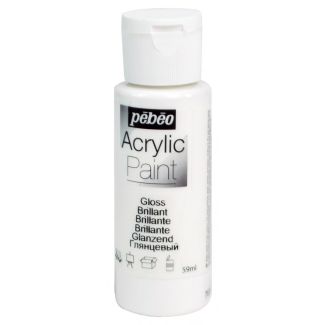 PINTURA ACRILICA BRILLANTE BLANCO 59ML PEBEO 97844