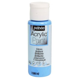 PINTURA ACRILICA BRILLANTE AZUL LAVANDA 59ML PEBEO 97851