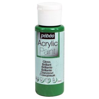 PINTURA ACRILICA BRILLANTE VERDE IMPERIAL 59ML PEBEO 97855