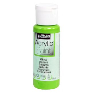PINTURA ACRILICA BRILLANTE VERDE NATURALEZA 59ML PEBEO 97856