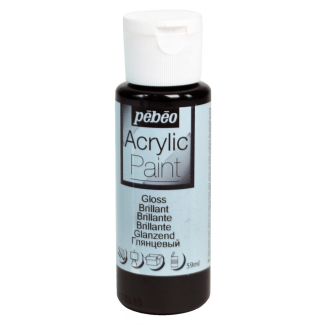 PINTURA ACRILICA MATE NEGRO 59ML PEBEO 97860