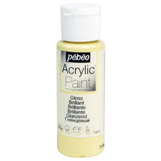PINTURA ACRILICA BRILLANTE CREMA 59ML PEBEO 97861