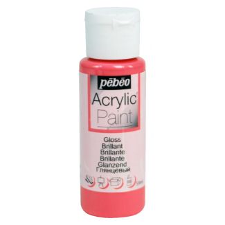 PINTURA ACRILICA BRILLANTE ROSA CORAL 59ML PEBEO 97863