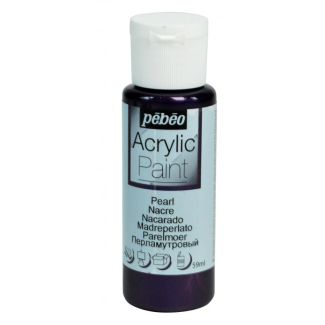 PINTURA ACRILICA NACARADA VIOLETA 59ML PEBEO 97873