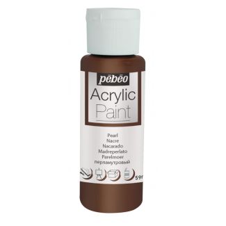 PINTURA ACRILICA NACARADA CHOCOLATE 59ML PEBEO 97874
