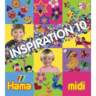 399-10 LIBRO DE INSPIRACION HAMA BEADS MIDI NUMERO 10