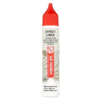 DELINEADOR CON EFECTO COLOR BLANCO PURO 28 ML ART CREATION 1001
