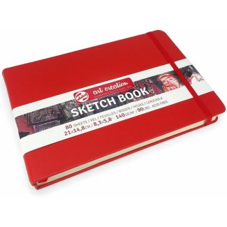 SKETCH BOOK ROJO BLOC DE 21X15CM CON 80 HOJAS DE 140GR ART CREATION 9314205M