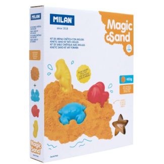 KIT DE ARENA CINETICA "MAGIC SAND" CON MOLDES MILAN 917545