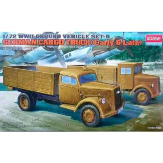 VEHICULO GERMAN CARGO TRUCK WWII 1/72 ACADEMY 13404 