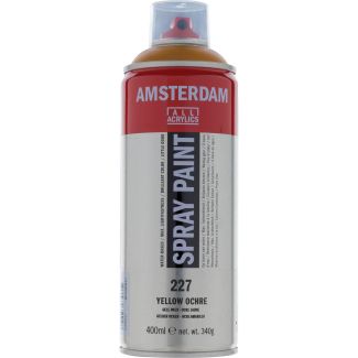 PINTURA EN ESPRAY OCRE AMARILLO 400ML AMSTERDAM 17162270 