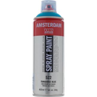PINTURA EN ESPRAY AZUL TURQUESA 400ML AMSTERDAM 17165220 