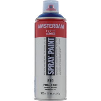 PINTURA EN ESPRAY AZUL FTALOCIANO 400ML AMSTERDAM 17165700 