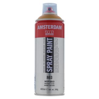 PINTURA EN ESPRAY ORO OSCURO 400ML AMSTERDAM 17168030 