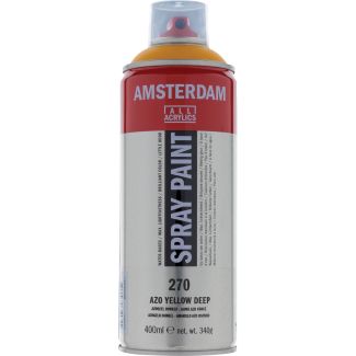 PINTURA EN ESPRAY AMARILLO AZO OSCURO 400ML AMSTERDAM 1762700 