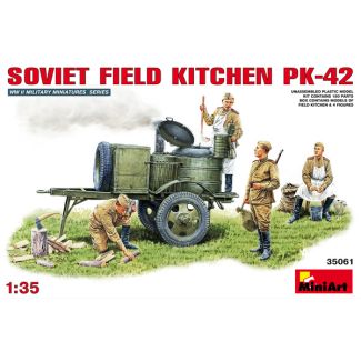MINIART SOVIET FIELD KITCHEN 1:35 – COCINA DE CAMPAÑA SOVIÉTICA WWII | 35061
