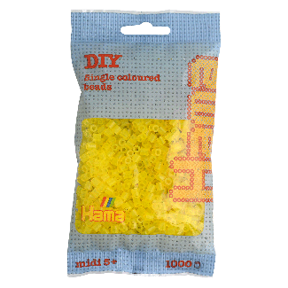 207-14 HAMA BEADS MIDI AMARILLO TRANSLUC