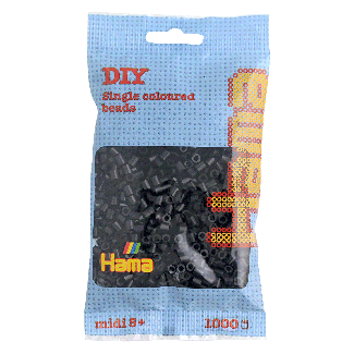 207-18 HAMA BEADS MIDI NEGRO