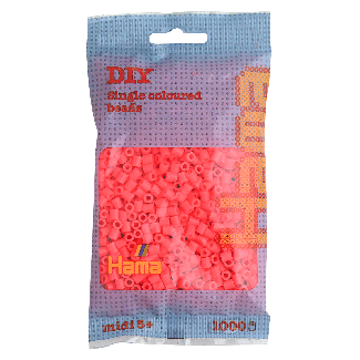 207-33 HAMA BEADS MIDI CEREZA FLUORESCEN