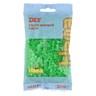 207-37 HAMA BEADS MIDI VERDE NEON