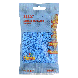 207-46 HAMA BEADS MIDI AZUL PASTEL