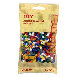 207-66 HAMA BEADS MIDI MIX 6 COLORES