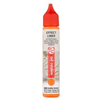 DELINEADOR CON EFECTO COLOR NARANJA CALIDO 28 ML ART CREATION 2502
