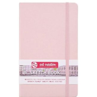 SKETCH BOOK ROSA PASTEL BLOC DE 13X21CM CON 80 HOJAS DE 140GR ART CREATION 9314012M