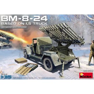 SOVIET ROCKET LAUNCHER BM-8-24 BASED ON 1,5T TRUCK MINIART 35259