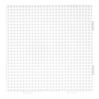 234 - PLACA CONECTABLE HAMA MIDI CUADRADA BLANCA 15X15CM