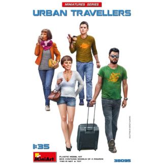 MINIART URBAN TRAVELLERS 1:35 – FIGURAS DE VIAJEROS URBANOS PARA DIORAMAS | 38095