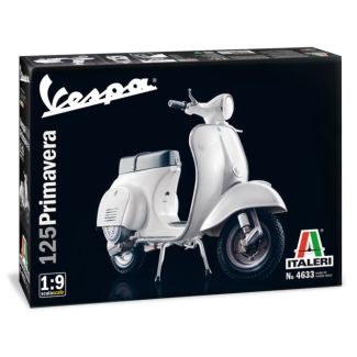 ITALERI VESPA 125 PRIMAVERA 1:9 – MAQUETA DE SCOOTER CLÁSICO PARA MONTAR | 4633